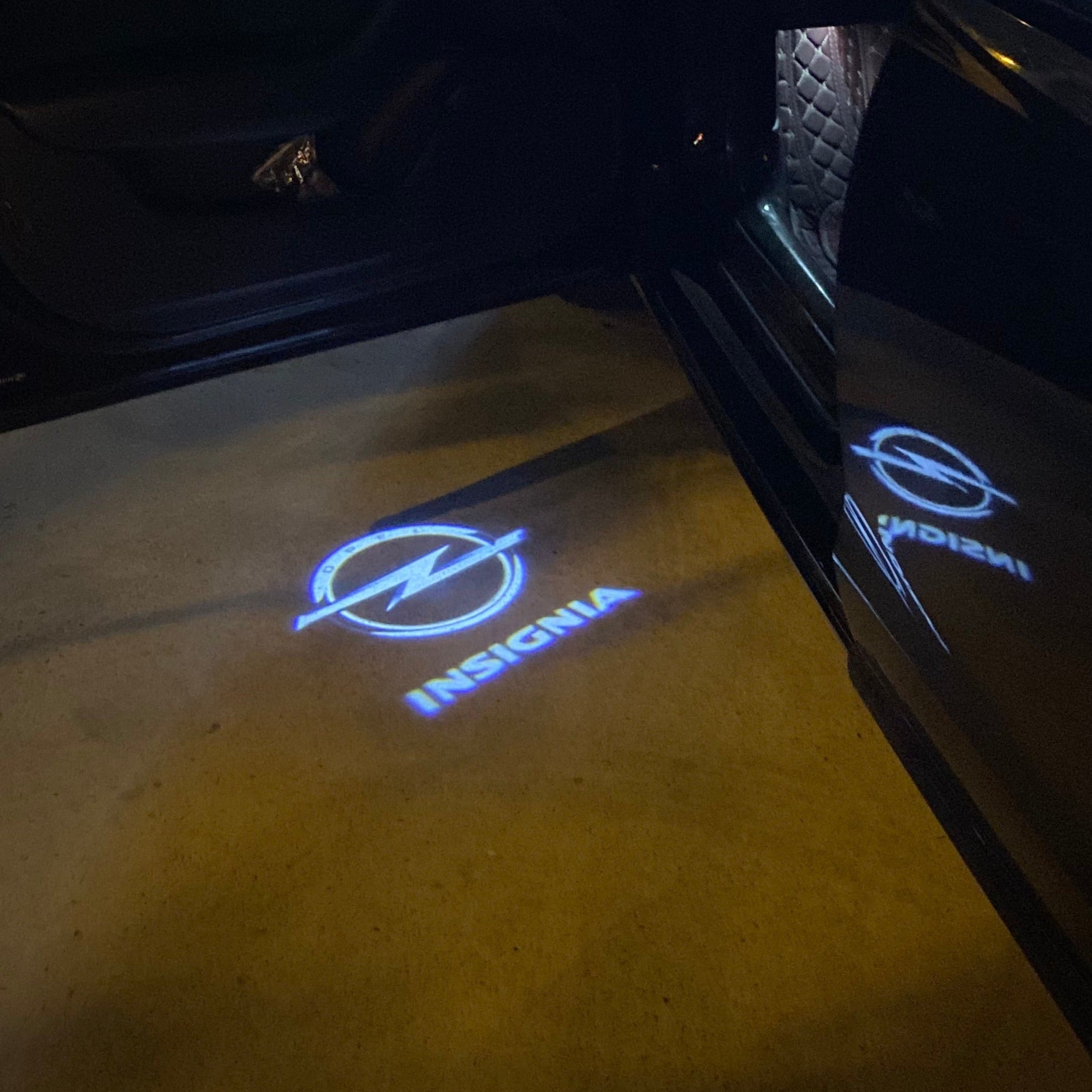 أوبل INSignia LOGO PROJECROTR أضواء Nr.01 (كمية 1 = 1 مجموعات / 2 أضواء الباب)