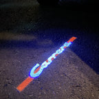 PROJECTEUR PORSCHE LOGO LIGHTS Nr.80 (quantité 1 = 2 Film Logo / 2 feux de porte)