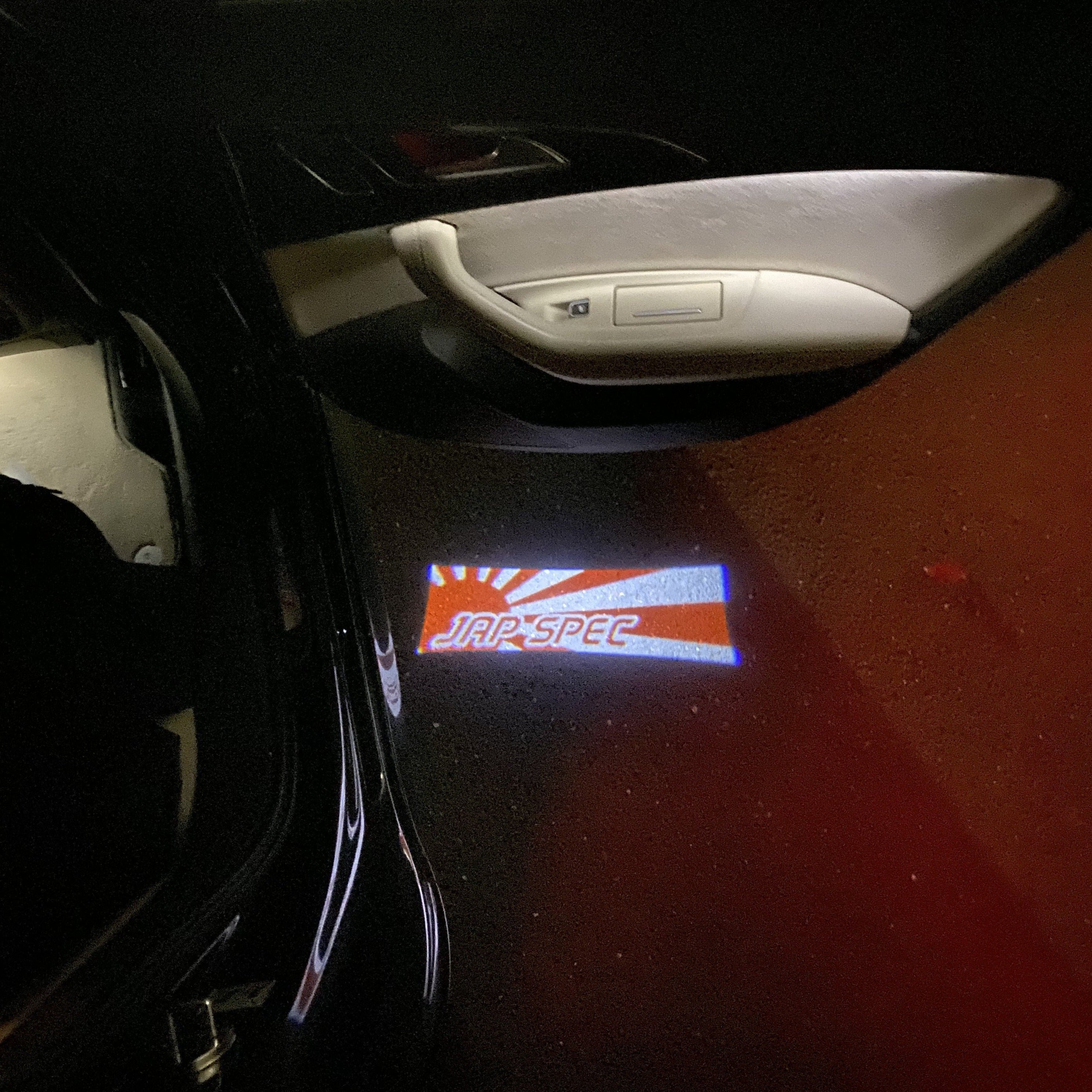 JDM LOGO PROJECTOT أضواء Nr.13 (الكمية 1 = 1 مجموعات / 2 أضواء الباب)
