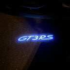 LUCES DE PROYECTOR DE LOGOTIPO ORIGINAL PORSCHE N ° 03 (cantidad 1 = 2 Película de logotipo / 2 luces de puerta)