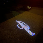 LUCES DE PROYECTOR CON LOGO SKODA Nr.19 (cantidad 1 = 2 películas con logotipo / 2 luces de puerta)