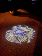 Armenien Հայաստանի Հանրապետություն Nationalflagge Logo (Menge 1 = 1 Sätze / 2 Logo Film / Kann von Lichtern andere Logos ersetzen)