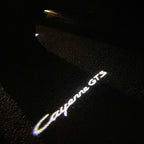 PORSCHE LOGO PROJECTOR LIGHTS Nr.61 (Menge 1 = 2 Logo Film / 2 Türlichter)