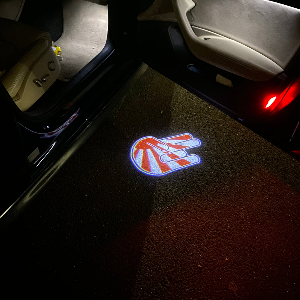 LUCI PROIETTORI LOGO JDM Nr.16 (quantità 1 = 1 set / 2 luci porta)