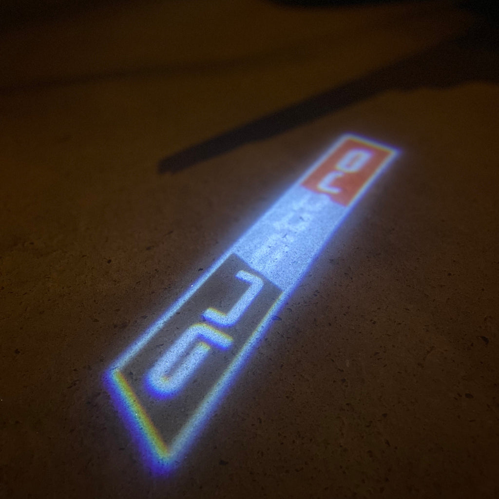 AUDI LOGO PROJECTOT LIGHTS Nr.19 (quantità 1 = 2 Logo Films /2 luci porta)