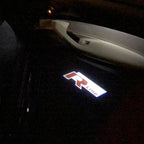 Volkswagen Door luces R LINE Logo Nr. 35 (quantity 1 = 2 Logo Film/2 door lights)