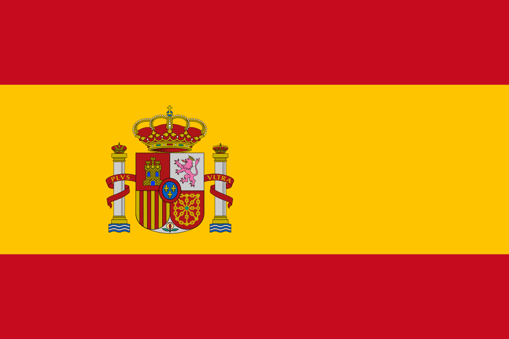 Logo della bandiera nazionale della Spagna Reino de España (quantità 1 = 1 set / 2 pellicola logo / Può sostituire le luci altri loghi)
