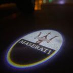 Maserati LOGO PROJECROTR LIGHTS Nr.01 (Anzahl 1 = 1 Sets / 2 Türleuchten)