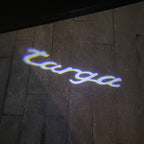 PROJECTEUR PORSCHE LOGO LUMIÈRES Nr.68 (quantité 1 = 2 Film Logo / 2 lumières de porte)