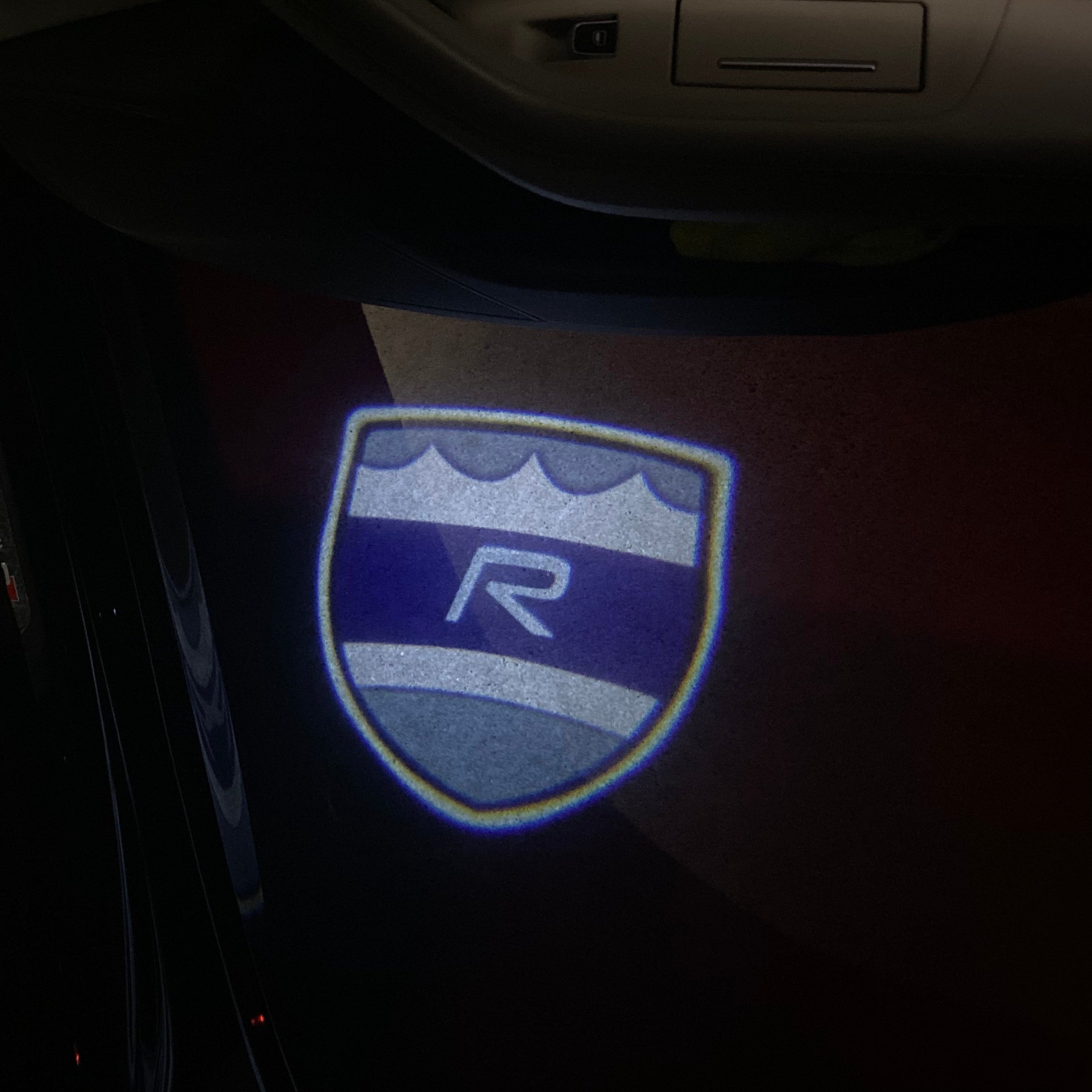 Volvo LOGO PROJECROTR LIGHTS Nr.133 (Menge 1 = 2 Logo Film / 2 Türleuchten)