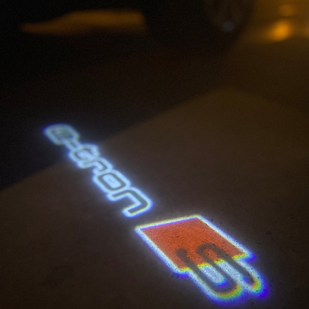 AUDI LOGO PROJECTOT LIGHTS Nr.19 (quantità 1 = 2 Logo Films /2 luci porta)