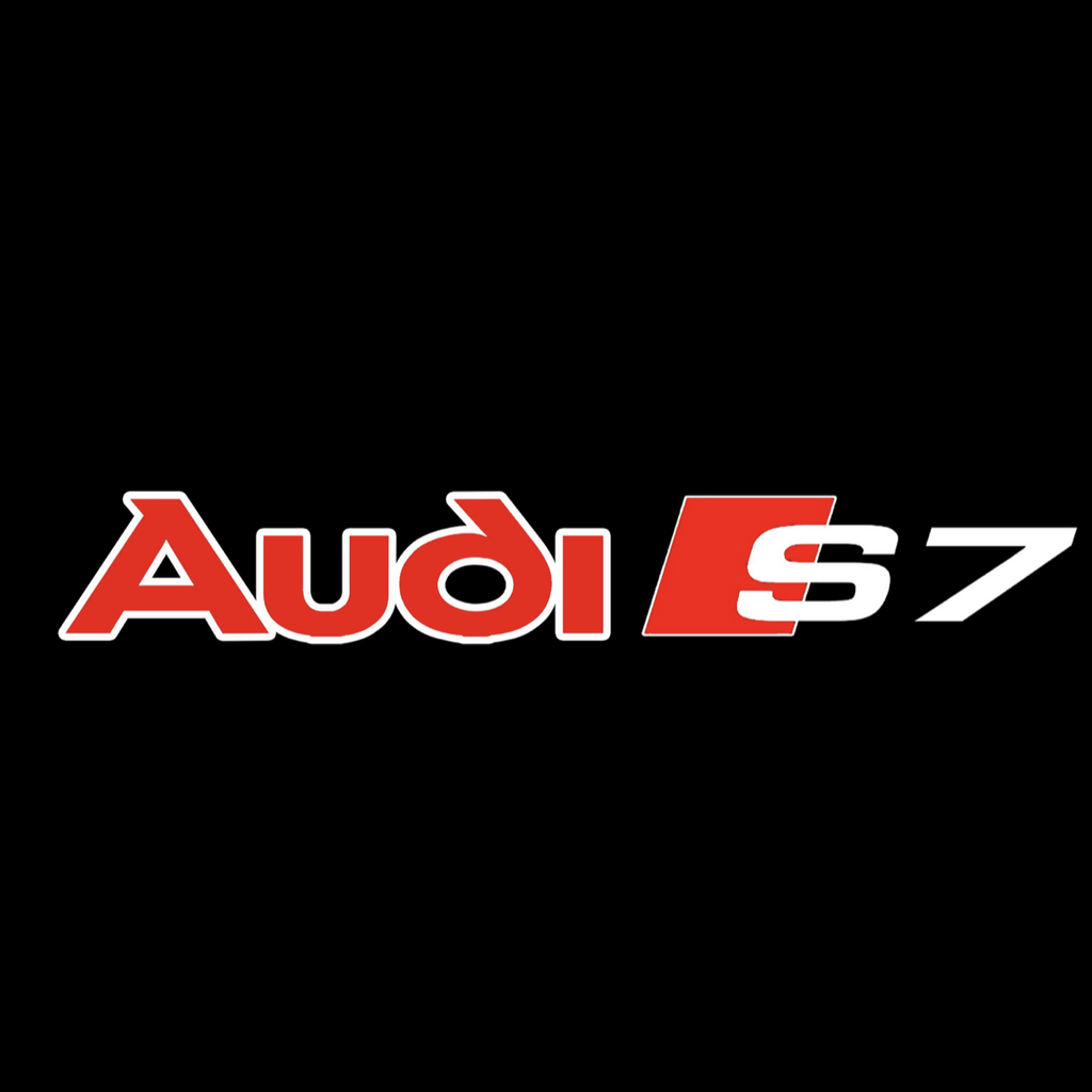 AUDI LOGO PROJECTOT LIGHTS Nr.93 (الكمية 1 = 2 Logo Films /2 أضواء الباب)