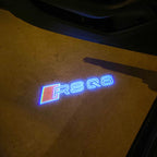 AUDI LOGO PROJECTOT LIGHTS Nr.19 (Menge 1 = 2 Logo Folien /2 Türleuchten)