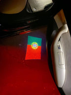 Logo du drapeau portugais (qty 1 = 1 ensemble / 2 films de logo / peut remplacer d'autres logos)