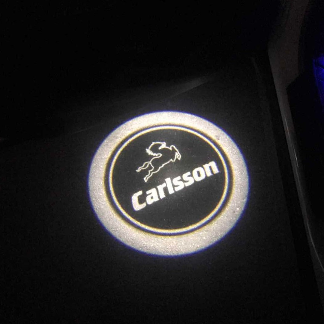 MERCEDES BENZ CARLSSON LOGO PROJECTOT LUCI Nr.29 (quantità 1 = 1 set / 2 porte luci)