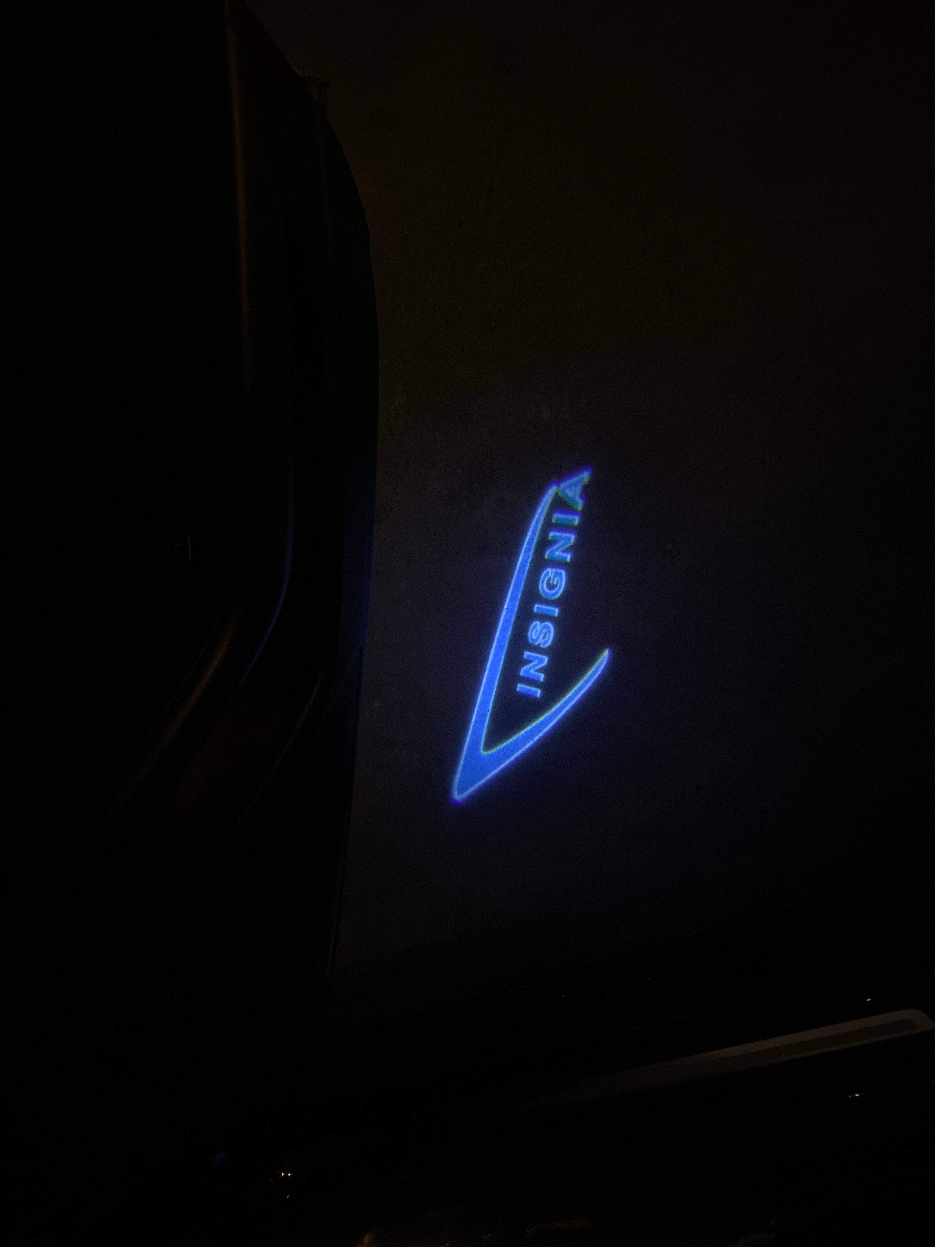 أوبل INSignia LOGO PROJECROTR أضواء Nr.01 (كمية 1 = 1 مجموعات / 2 أضواء الباب)