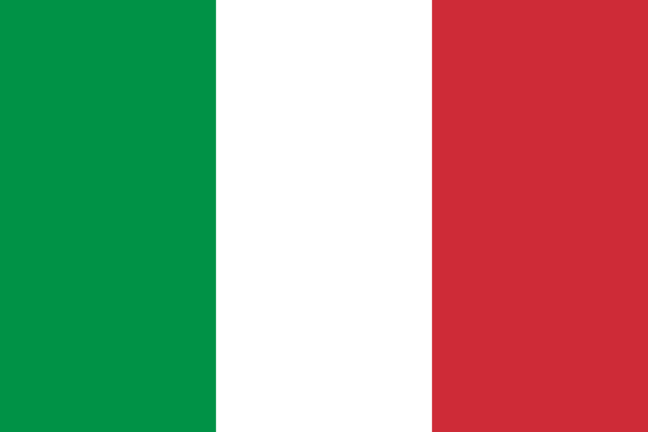Logo Bandiera Nazionale Italia Repubblica Italiana (quantità 1 = 1 set / 2 pellicole logo / Può sostituire di luci altri loghi)