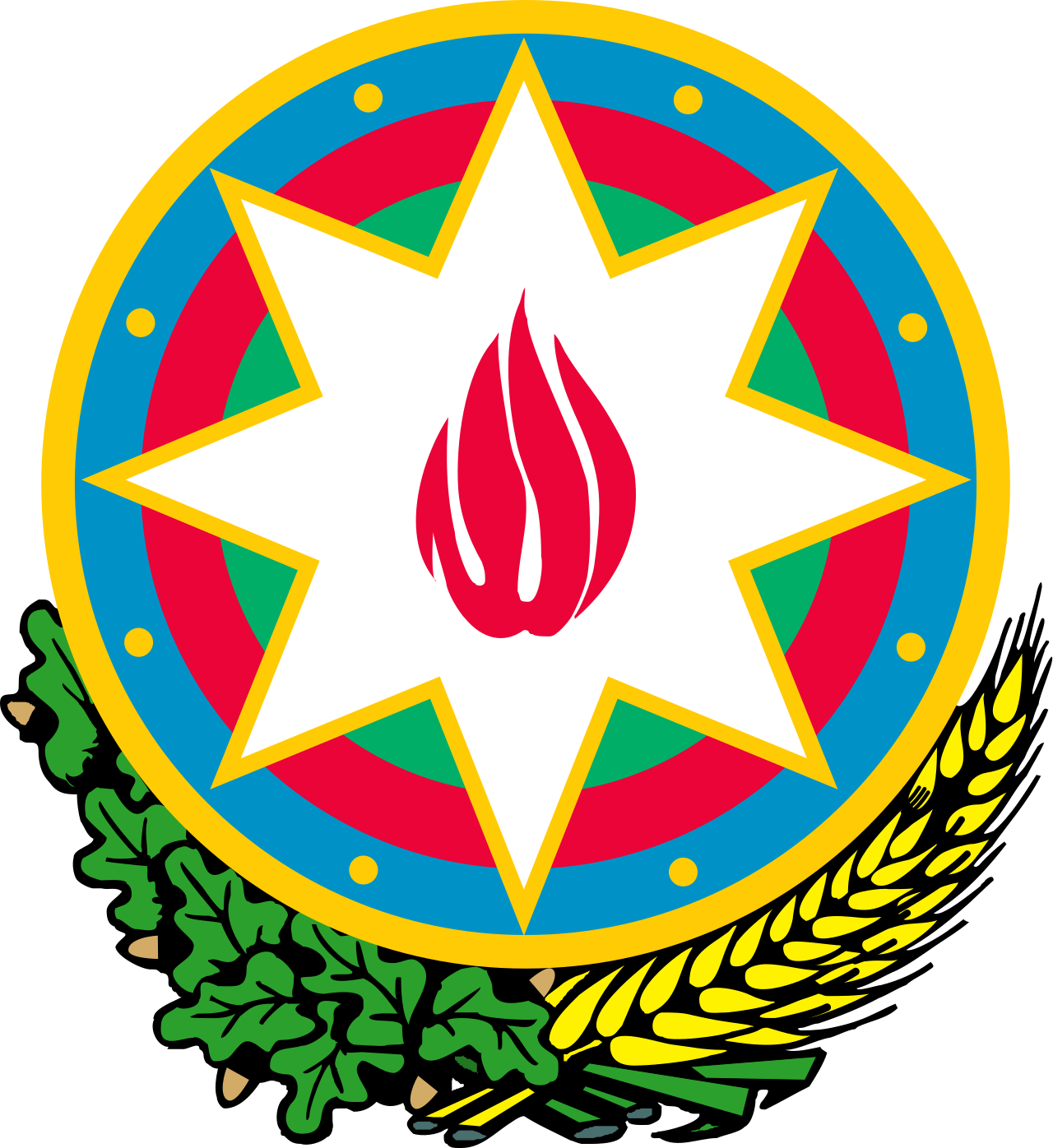 Azərbaycan National Flag Logo (Menge 1 = 1 Sätze / 2 Logo Film / Kann Lichter anderer Logos ersetzen)