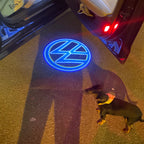 Volkswagen Luces de puerta Logo Nr. 157 (cantidad 1 = 2 películas de logotipo / 2 luces de puerta)