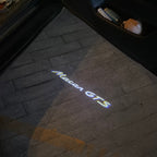 PORSCHE LOGO PROJECTOT LIGHTS Nr.88 (Menge 1 = 2 Logo Film / 2 Türleuchten)