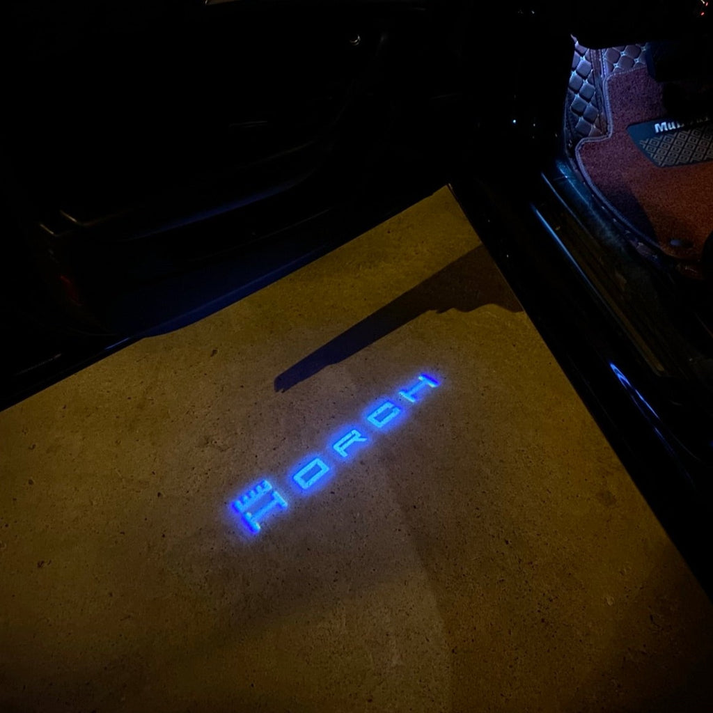 AUDI LOGO PROJECTOT LIGHTS Nr.19 (Menge 1 = 2 Logo Folien /2 Türleuchten)