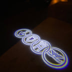 AUDI LOGO PROJECTOT LIGHTS Nr.19 (Menge 1 = 2 Logo Folien /2 Türleuchten)