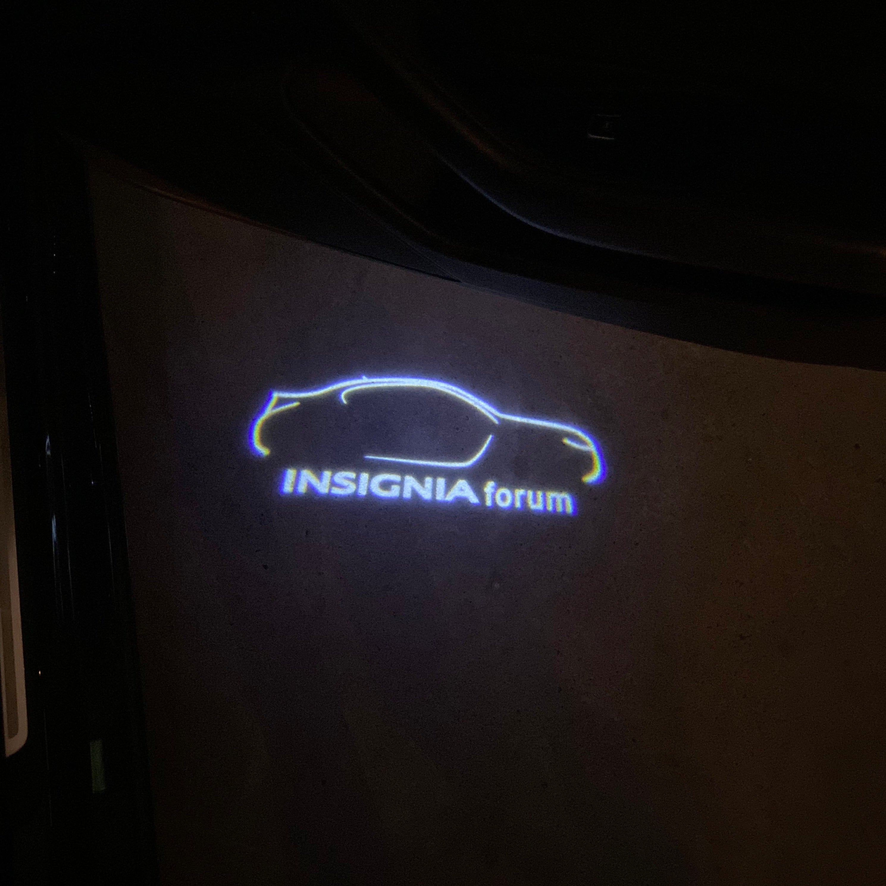 أوبل INSignia LOGO PROJECROTR أضواء Nr.01 (كمية 1 = 1 مجموعات / 2 أضواء الباب)