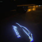 PORSCHE LOGO PROJECTOT LIGHTS Nr.88 (quantità 1 = 2 Logo Film / 2 luci porta)