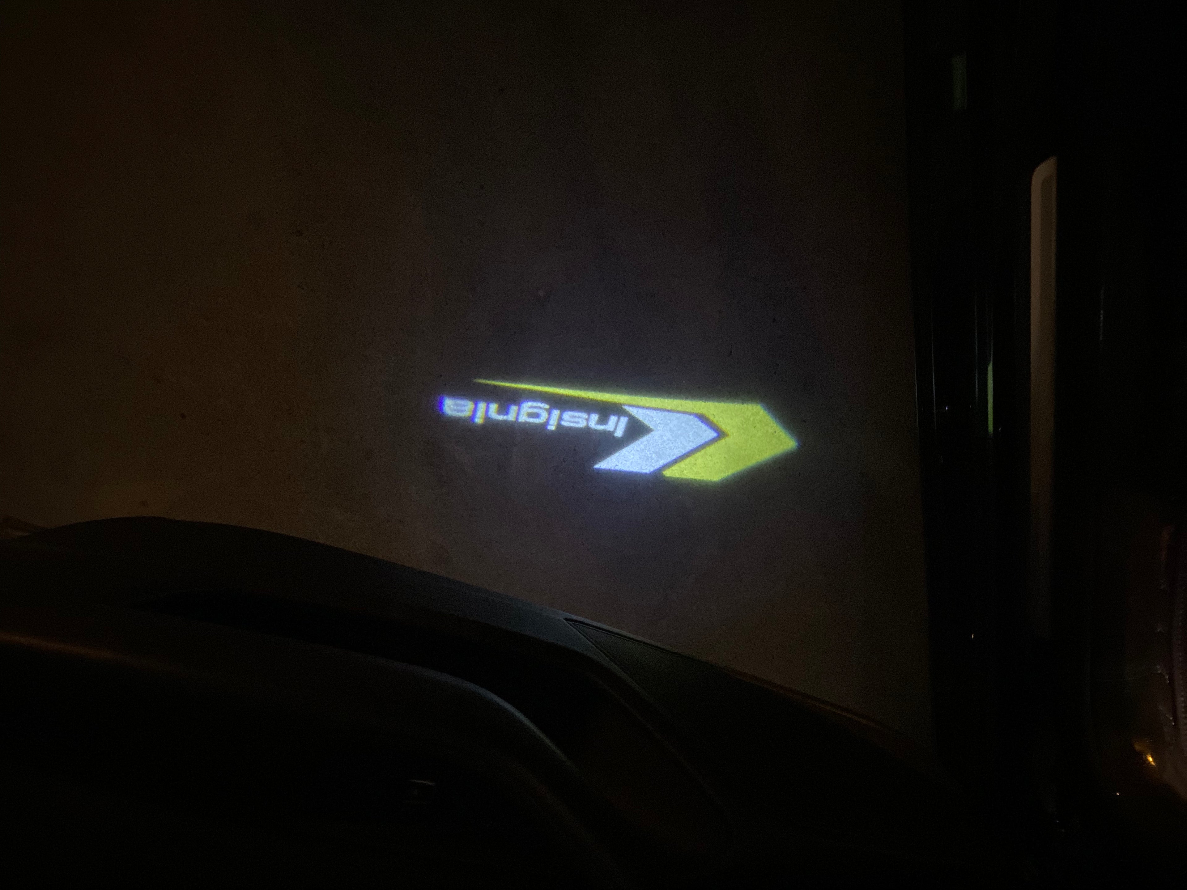 أوبل INSignia LOGO PROJECROTR أضواء Nr.01 (كمية 1 = 1 مجموعات / 2 أضواء الباب)