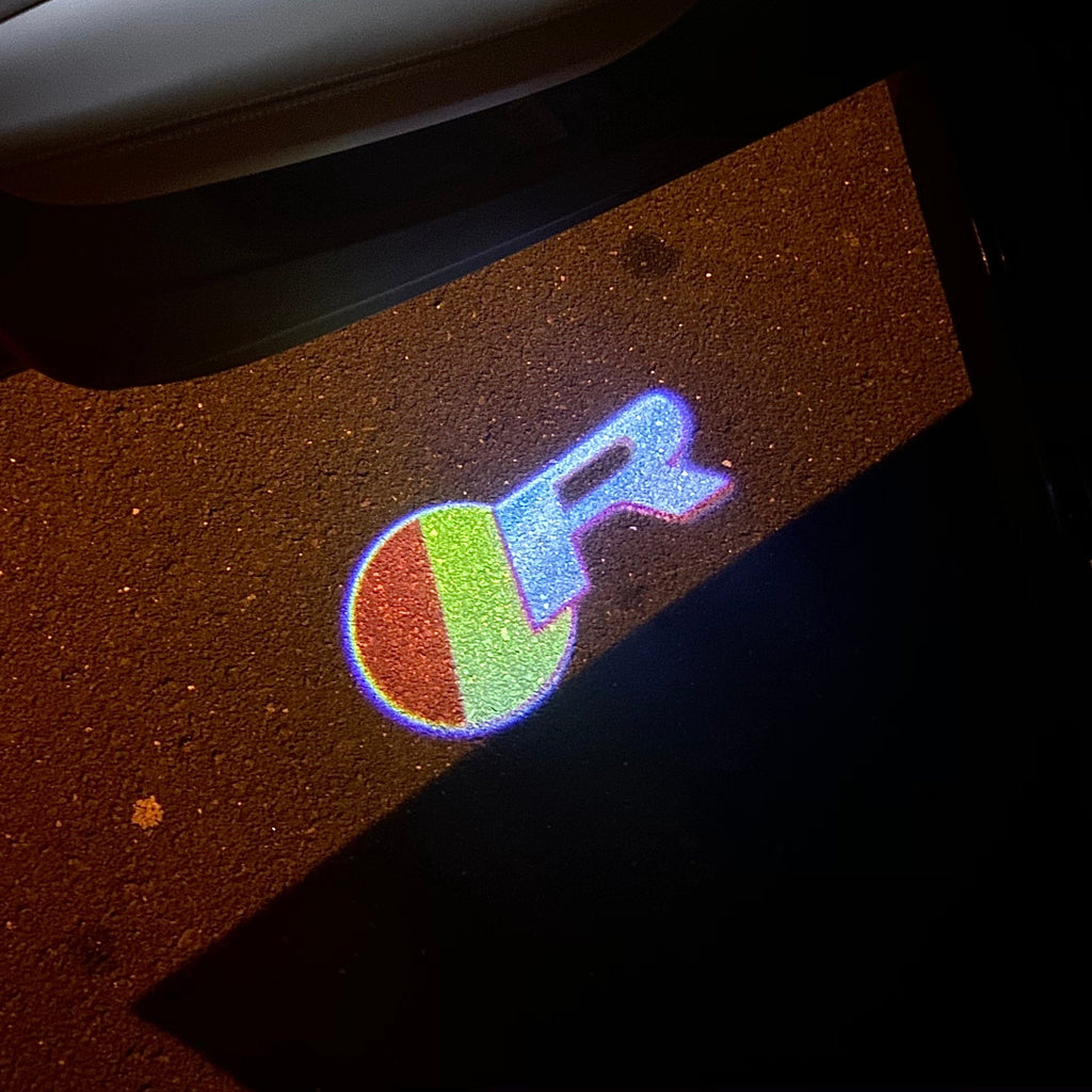LUCES DE PROYECTOR LOGO JAGUAR Nr.42 (cantidad 1 = 1 juegos / 2 luces de puerta)