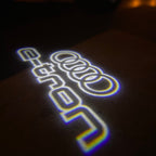 AUDI LOGO PROJECTOT LIGHTS Nr.19 (Menge 1 = 2 Logo Folien /2 Türleuchten)