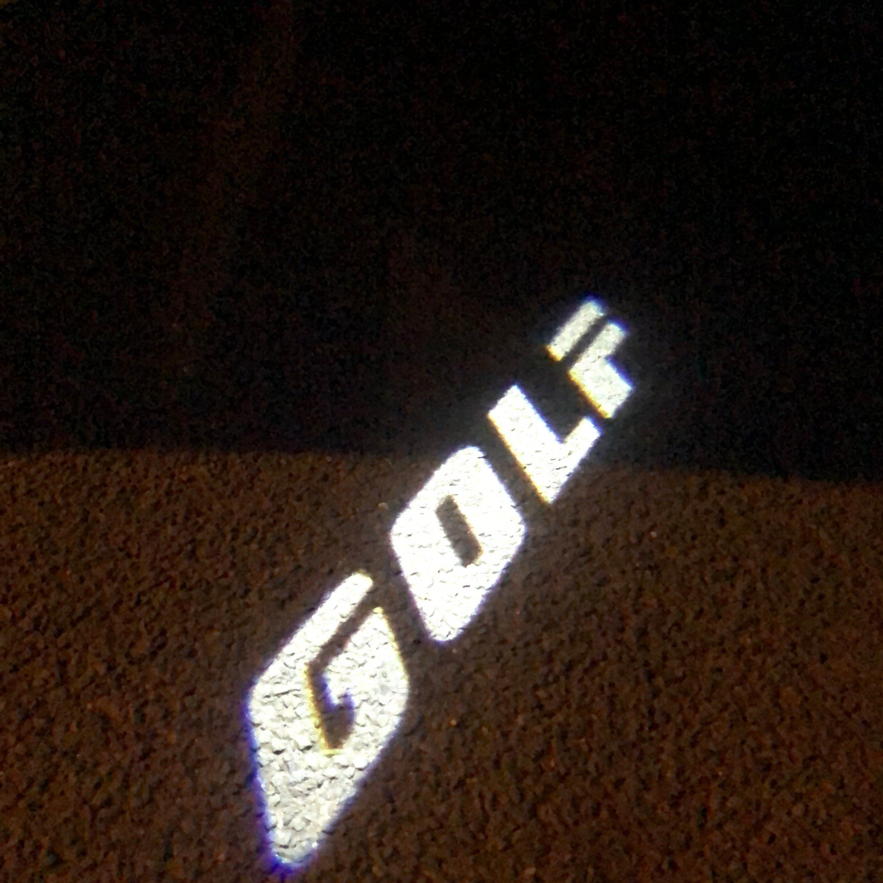 فولكس واجن باب أضواء GOLF Logo Nr. 31 (الكمية 1 = 2 شعار الأفلام / 2 أضواء الباب)