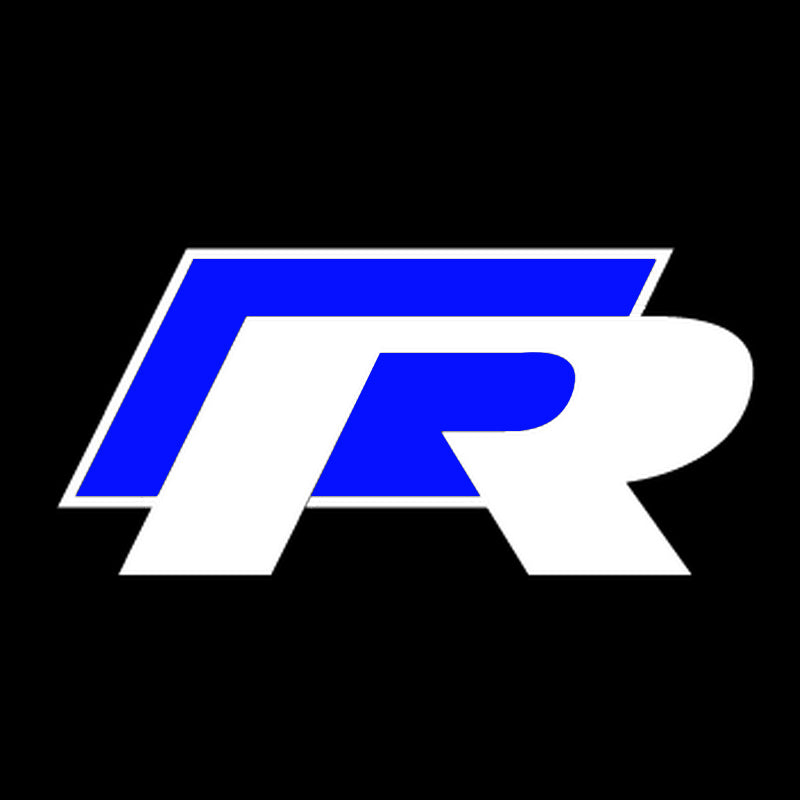 أضواء أبواب فولكس فاجن R LINE Logo Nr. 51 (الكمية 1 = 2 Logo Films / 2 Door Lights）
