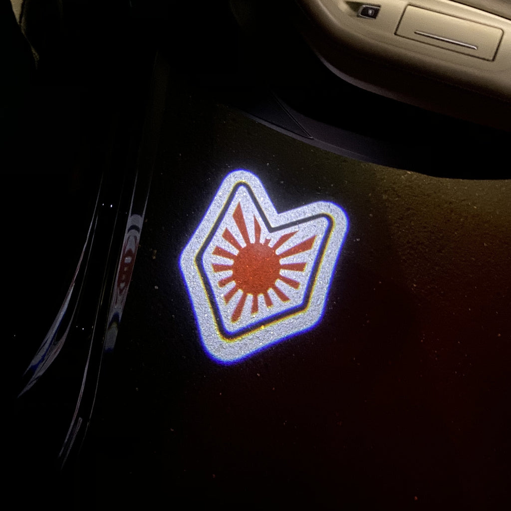 JDM LOGO PROJECTOT أضواء Nr.28 (الكمية 1 = 1 مجموعات / 2 أضواء الباب)