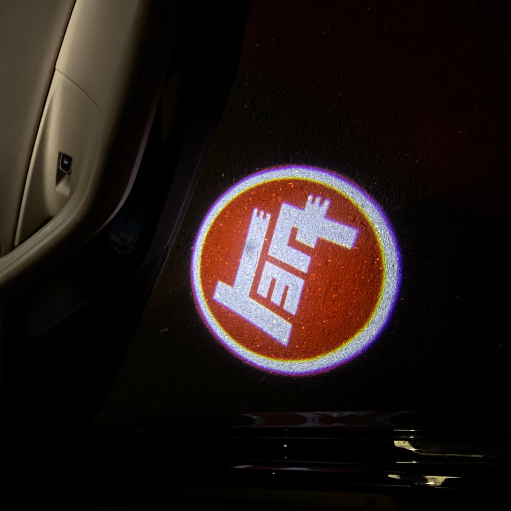 JDM LOGO PROJECTOT LIGHTS Nr.09 (Menge 1 = 1 Sets/2 Türleuchten)
