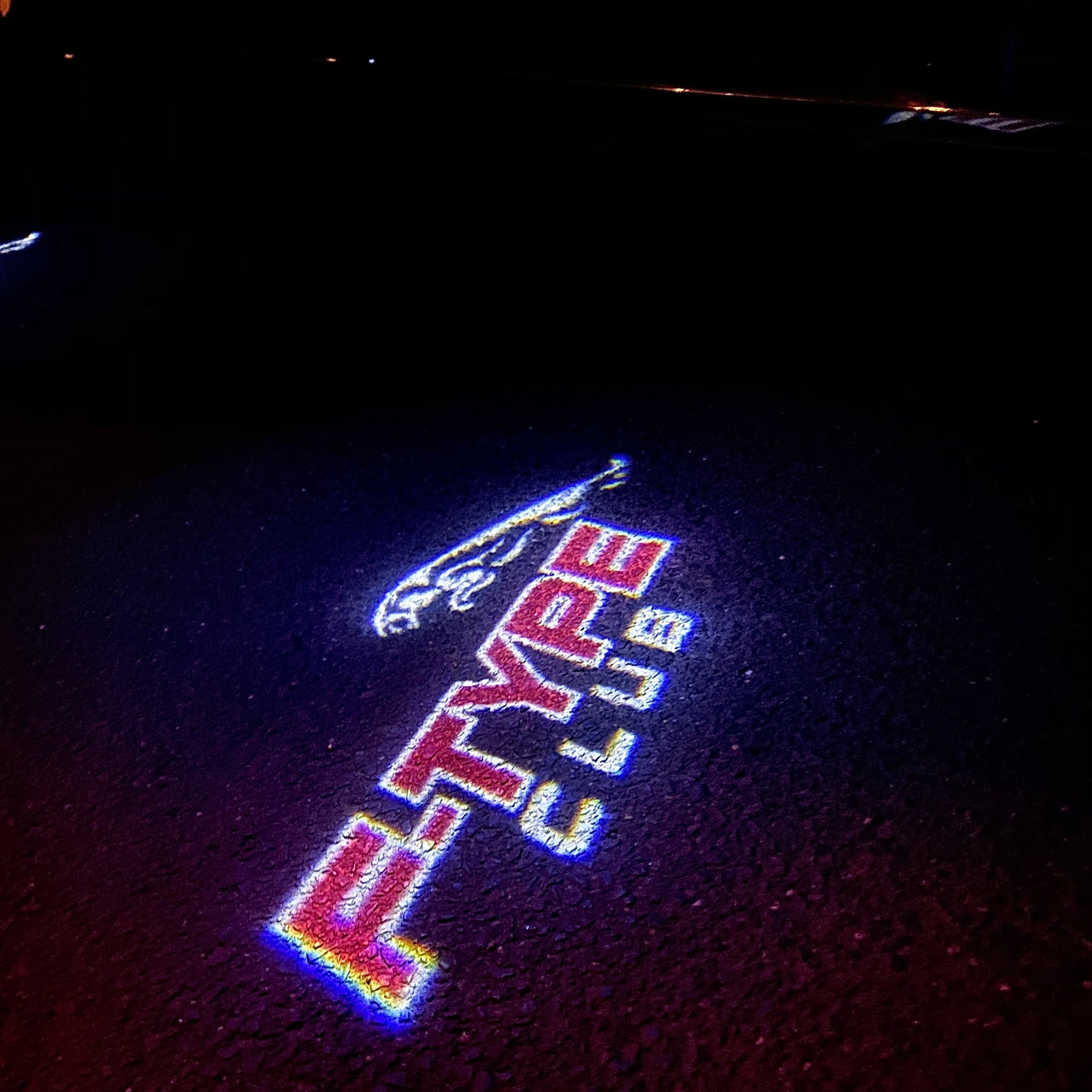 JAGUAR LOGO PROJECTOR LIGHTS Nr.137 (Menge 1 = 1 Sätze / 2 Türlichter