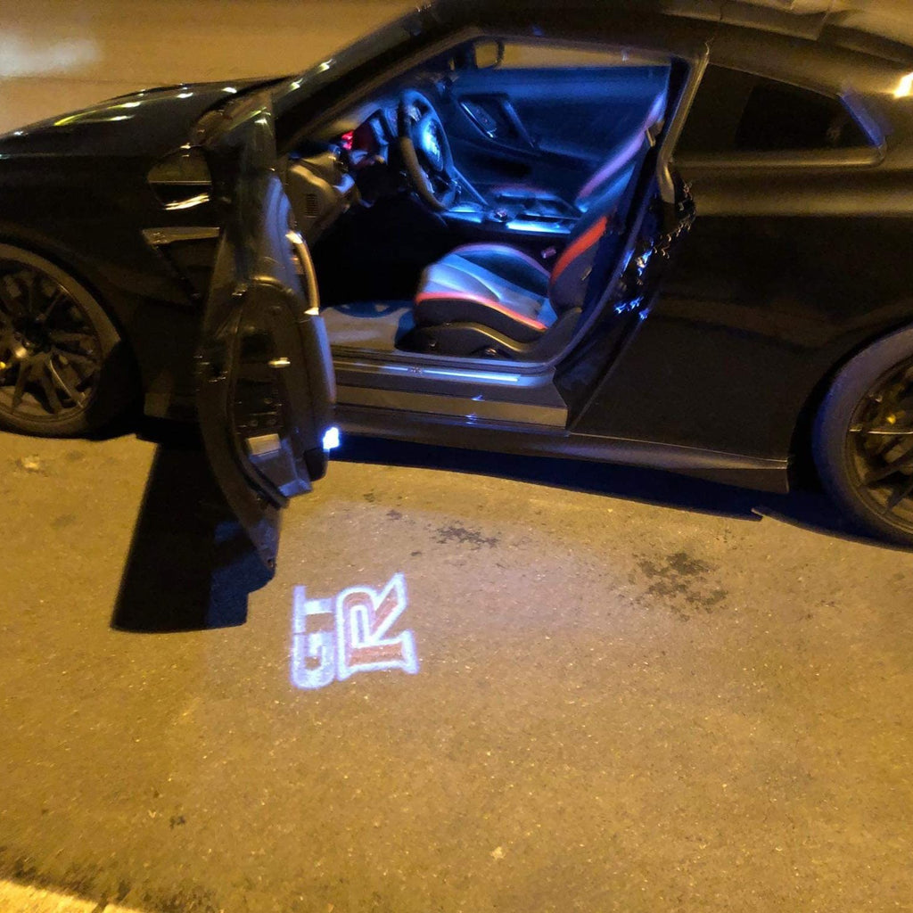 GTR R35 أضواء PROJECTOT Nr.01 (الكمية 1 = 2 شعار الأفلام / 2 أضواء الباب)