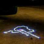 BMW M PERFORMANCE NÜBURGRING LOGO PROJEKTORLEUCHTEN Nr.09 (Anzahl 1 = 1 Sätze / 2 Türleuchten)