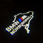 LUCI PROIETTORI CON LOGO BMW NÜRBURGRING Nr.08 (quantità 1 = 1 set / 2 luci porta)