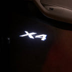BMW X4 LOGO PROJECTOT LIGHTS Nr.26 (cantidad 1 = 1 juego/2 luces de puerta)