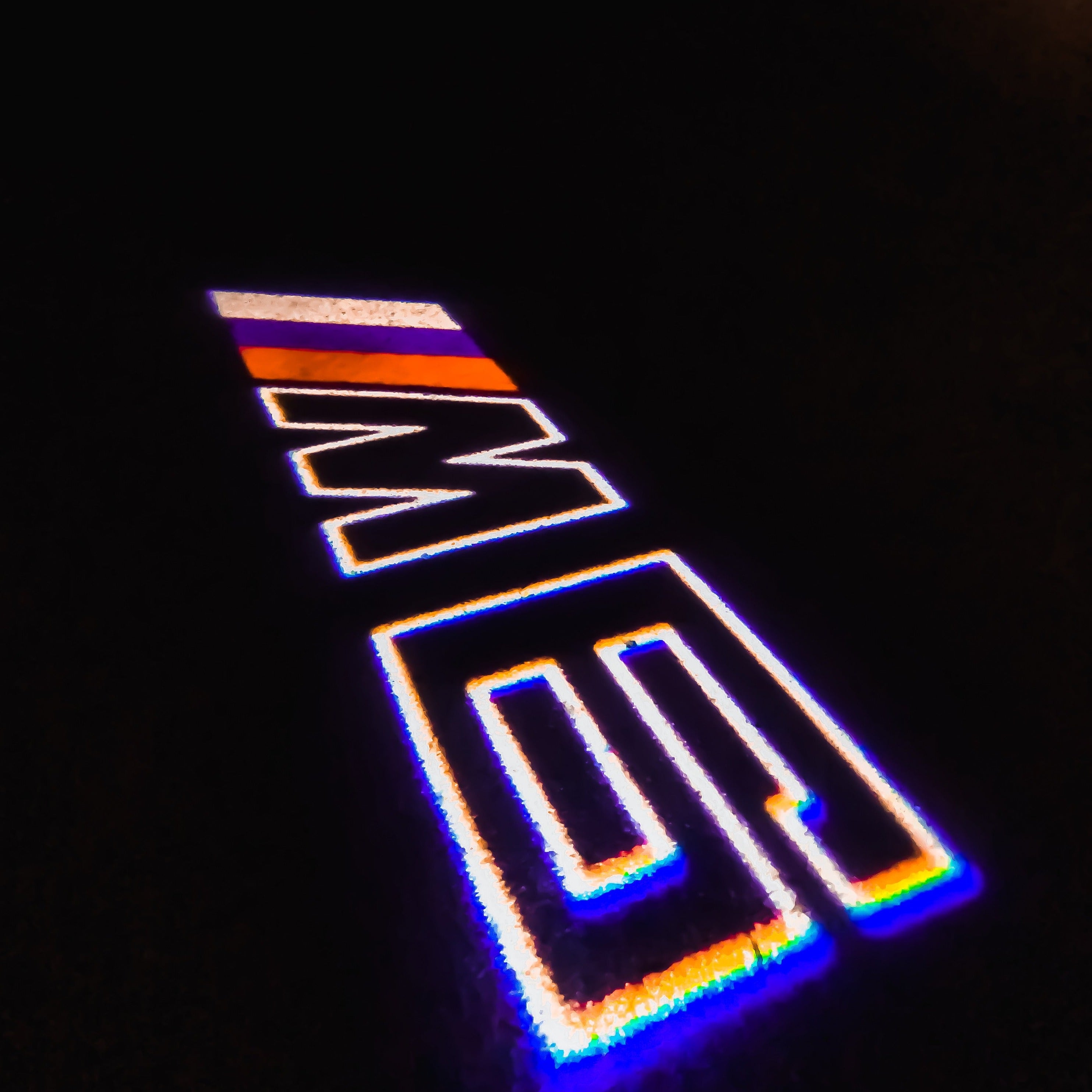 BMW M6 LOGO PROJECTOT LIGHTS Nr.04 (cantidad 1 = 1 juego/2 luces de puerta)