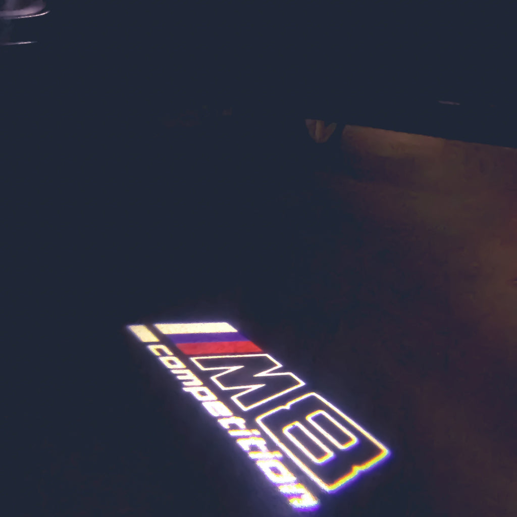 BMW M8 LOGO PROJECTOT LIGHTS Nr.05 (quantité 1 = 1 ensemble/2 feux de porte)
