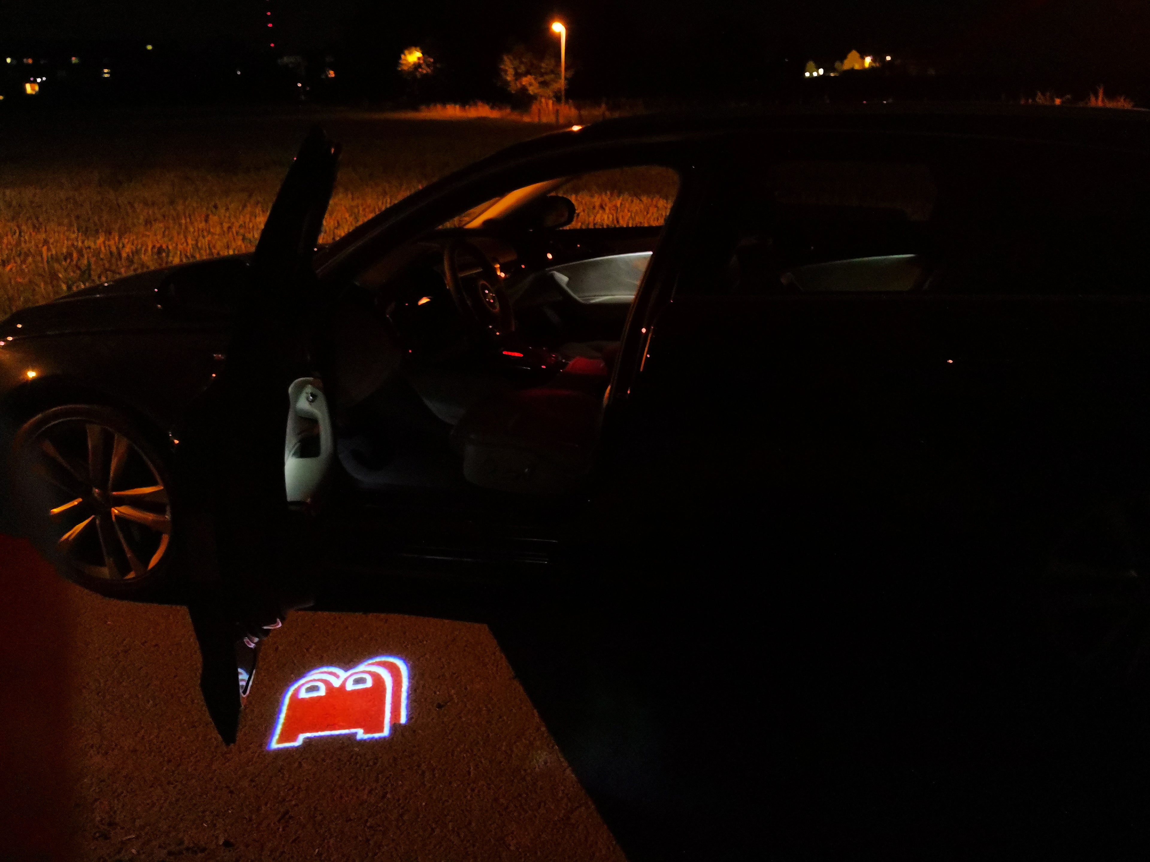 MERCEDES BENZ BRABUS LOGO PROJECTOT LIGHTS Nr.35 (Menge 1 = 1 Sets/2 Türleuchten)