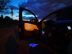 SKODA LOGO PROJECTOT LIGHTS Nr.16 (quantité 1 = 2 Logo Film / 2 feux de porte)