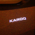 SKODA KAROQ LOGO LIGHTS Nr.115 (Menge 1 = 2 Logo Film / 2 Türleuchten)