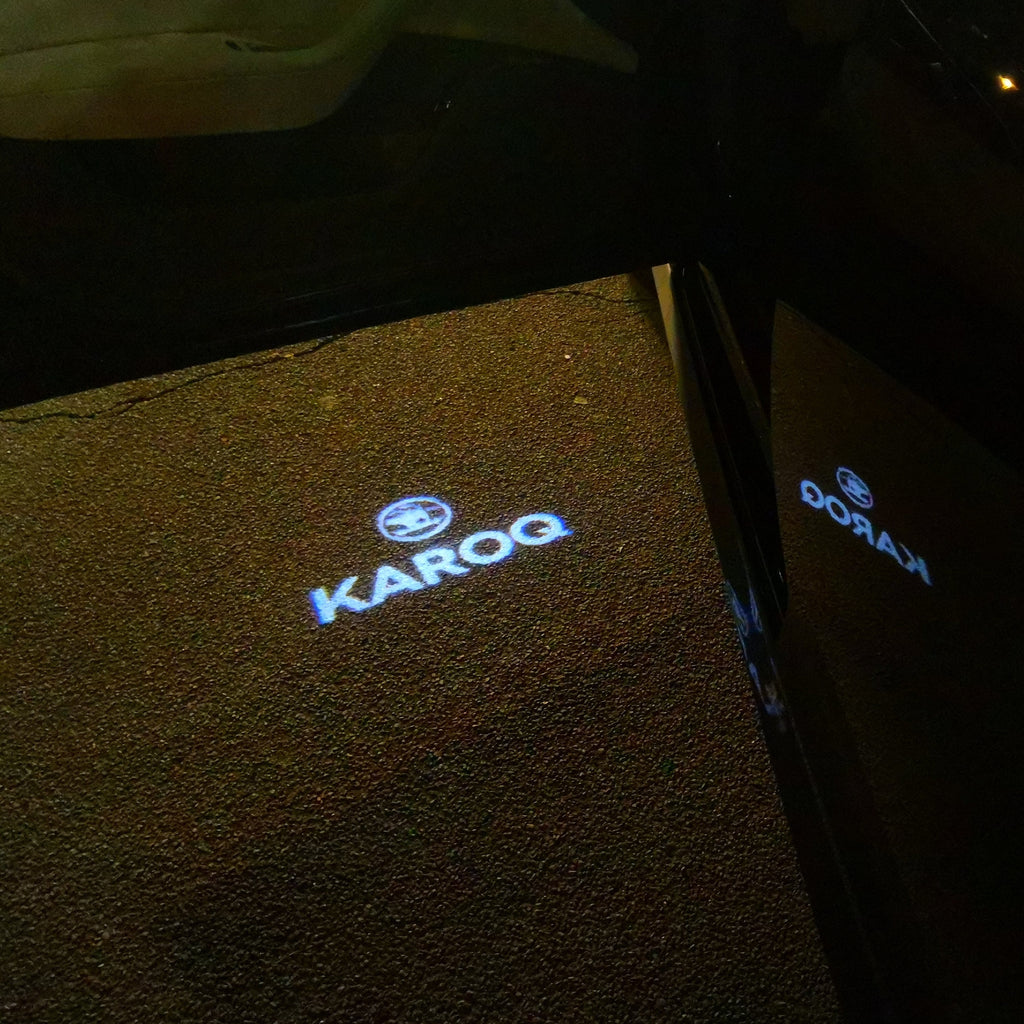 SKODA KAROQ LOGO LIGHTS Nr.110 (Menge 1 = 2 Logo Film / 2 Türlichter)
