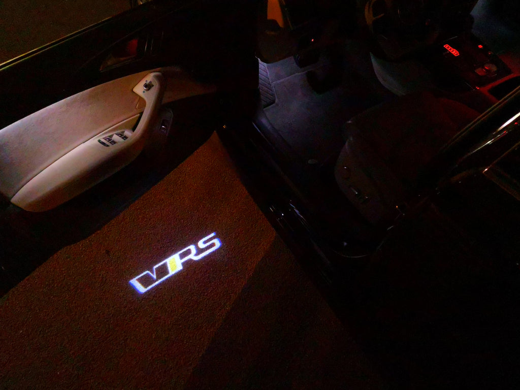 SKODA VRS LOGO PROJECTOR LIGHTS Nr.28 (Menge 1 = 2 Logo Film / 2 Türlichter)