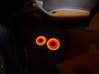 GTR-R35 LOGO PROJECTOT LIGHTS Nr.09 (quantité 1 = 2 Logo Films /2 feux de porte)