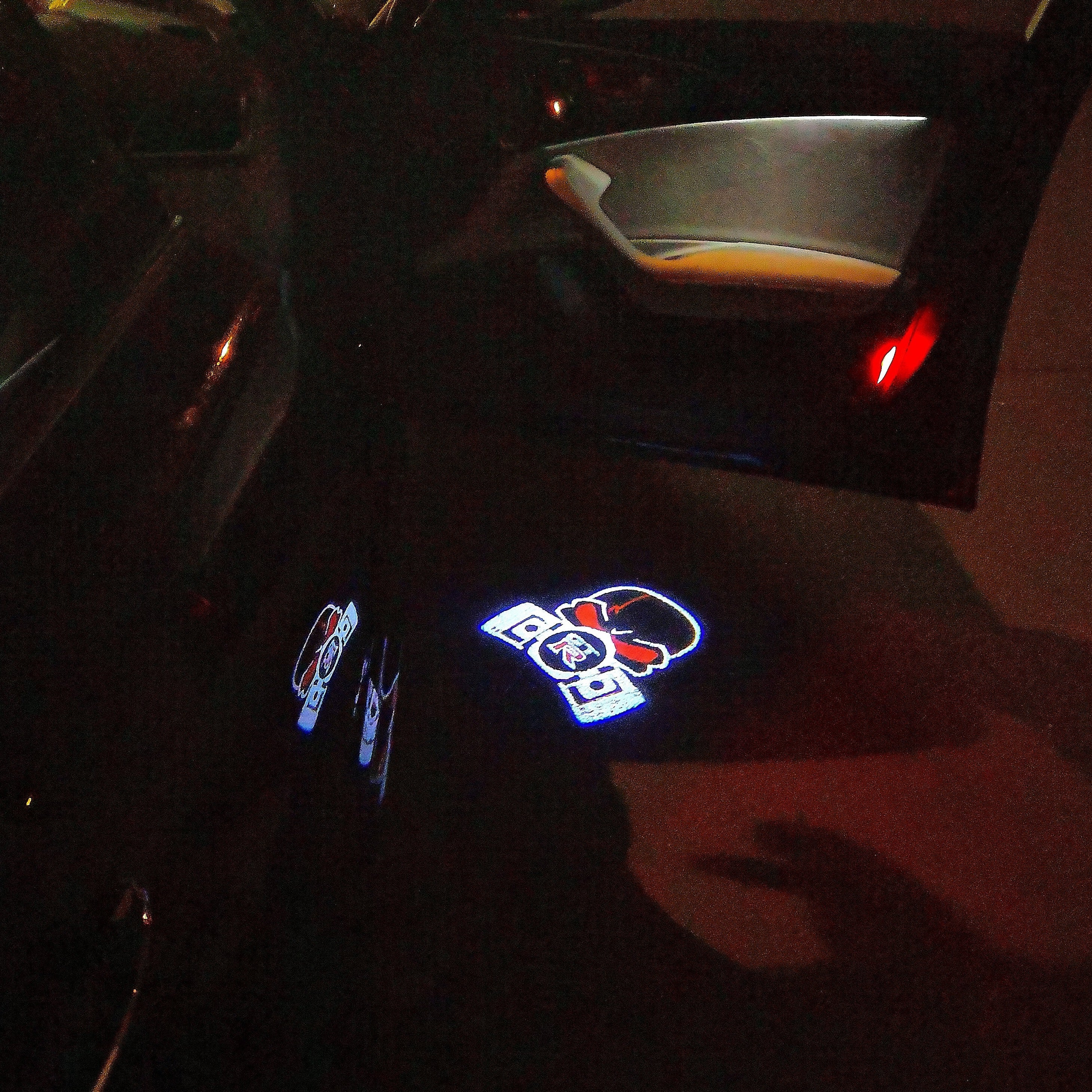 GTR R35 MASK LOGO PROJECTOT LIGHTS Nr.02 (quantità 1 = 2 Pellicole logo /2 luci porta)