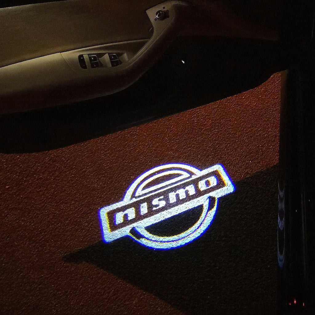 NISMO LOGO PROJECTOT LIGHTS Nr.15 (cantidad 1 = 2 logo films /2 luces de puerta)